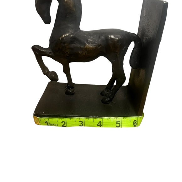 Drexel Heritage Horse Bookends, Industrial Farmhouse Decor, Rustic Bronze Set(2) - Picture 16 of 16